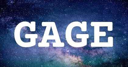 GAGE英文名字意義