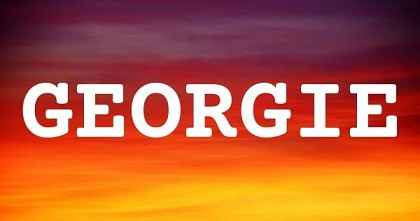 GEORGIE英文名字意義