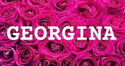 GEORGINA英文名字意義