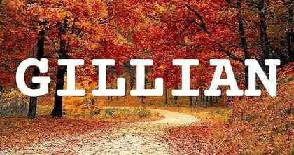 GILLIAN英文名字意義