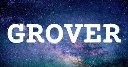 GROVER英文名字意義