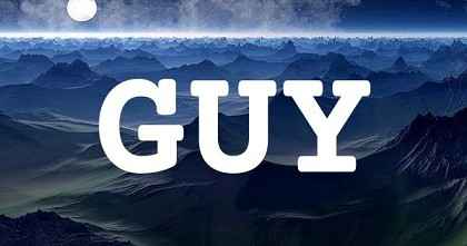 GUY英文名字意義