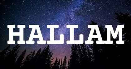 HALLAM英文名字意義