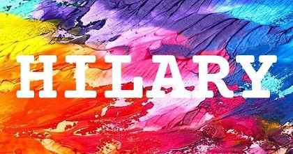 HILARY英文名字意義