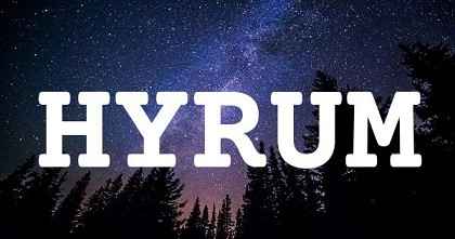 HYRUM英文名字意義