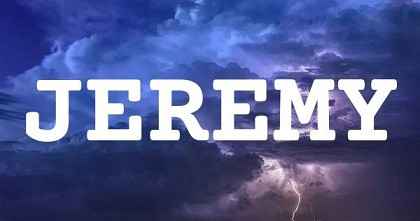 JEREMY英文名字意義