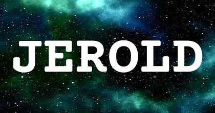 JEROLD英文名字意義