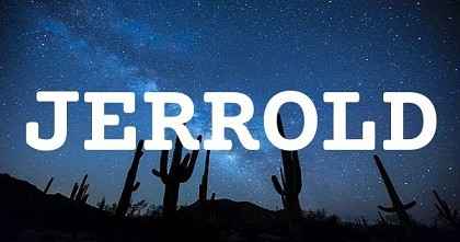 JERROLD英文名字意義
