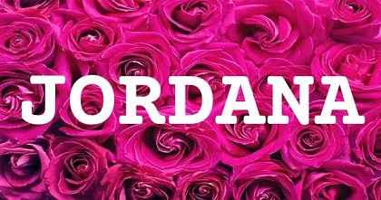 JORDANA英文名字意義
