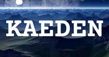 KAEDEN英文名字意義
