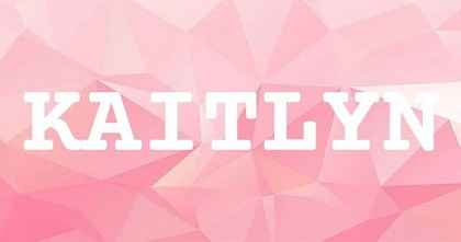 KAITLYN英文名字意義