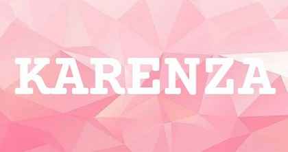 KARENZA英文名字意義