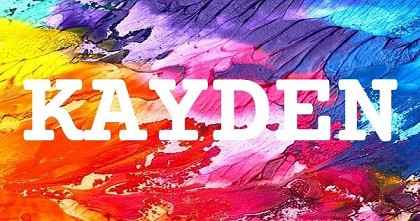 KAYDEN英文名字意義