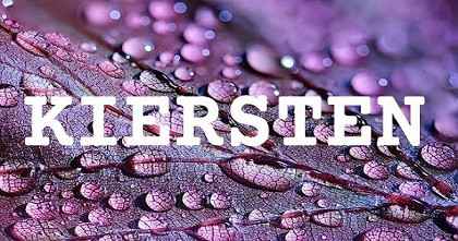 KIERSTEN英文名字意義
