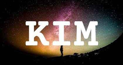 KIM英文名字意義