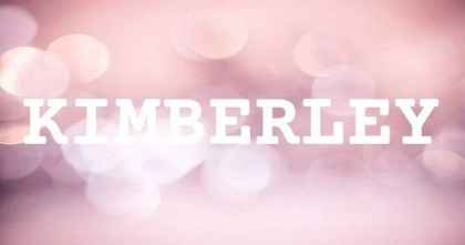 KIMBERLEY英文名字意義