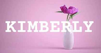 KIMBERLY英文名字意義