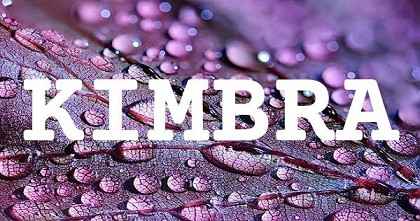 KIMBRA英文名字意義