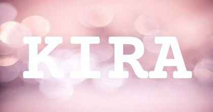 KIRA英文名字意義