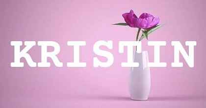 KRISTIN英文名字意義