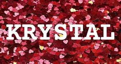 KRYSTAL英文名字意義