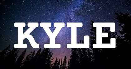 KYLE英文名字意義