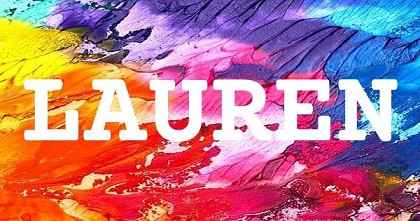LAUREN英文名字意義