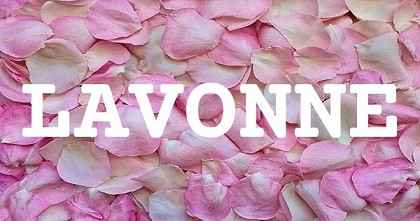 LAVONNE英文名字意義