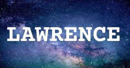 LAWRENCE英文名字意義