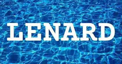 LENARD英文名字意義