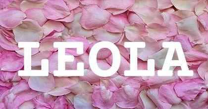 LEOLA英文名字意義