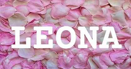 LEONA英文名字意義