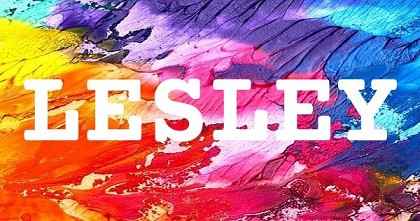 LESLEY英文名字意義