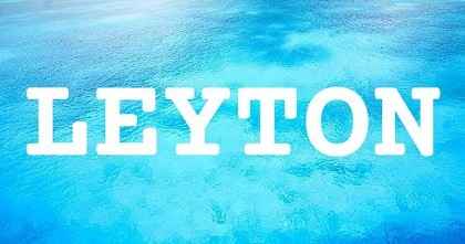 LEYTON英文名字意義