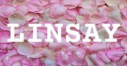 LINSAY英文名字意義