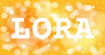 LORA英文名字意義