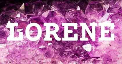 LORENE英文名字意義