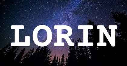 LORIN英文名字意義