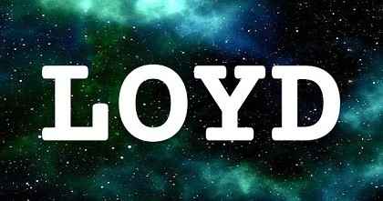 LOYD英文名字意義