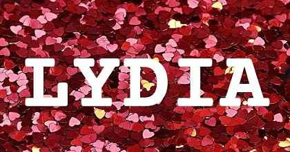 LYDIA英文名字意義