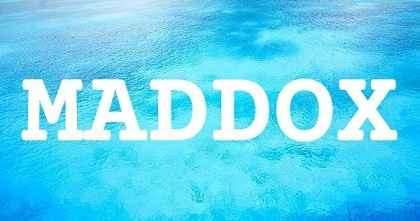 MADDOX英文名字意義