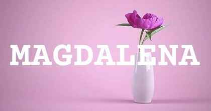 MAGDALENA英文名字意義