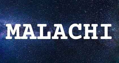 MALACHI英文名字意義