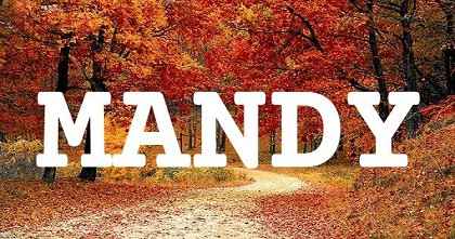MANDY英文名字意義