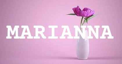 MARIANNA英文名字意義