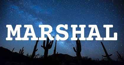 MARSHAL英文名字意義