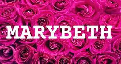 MARYBETH英文名字意義