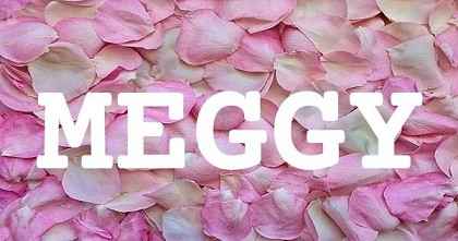 MEGGY英文名字意義