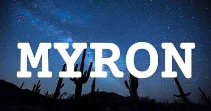 MYRON英文名字意義