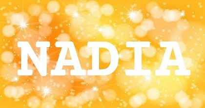 NADIA英文名字意義
